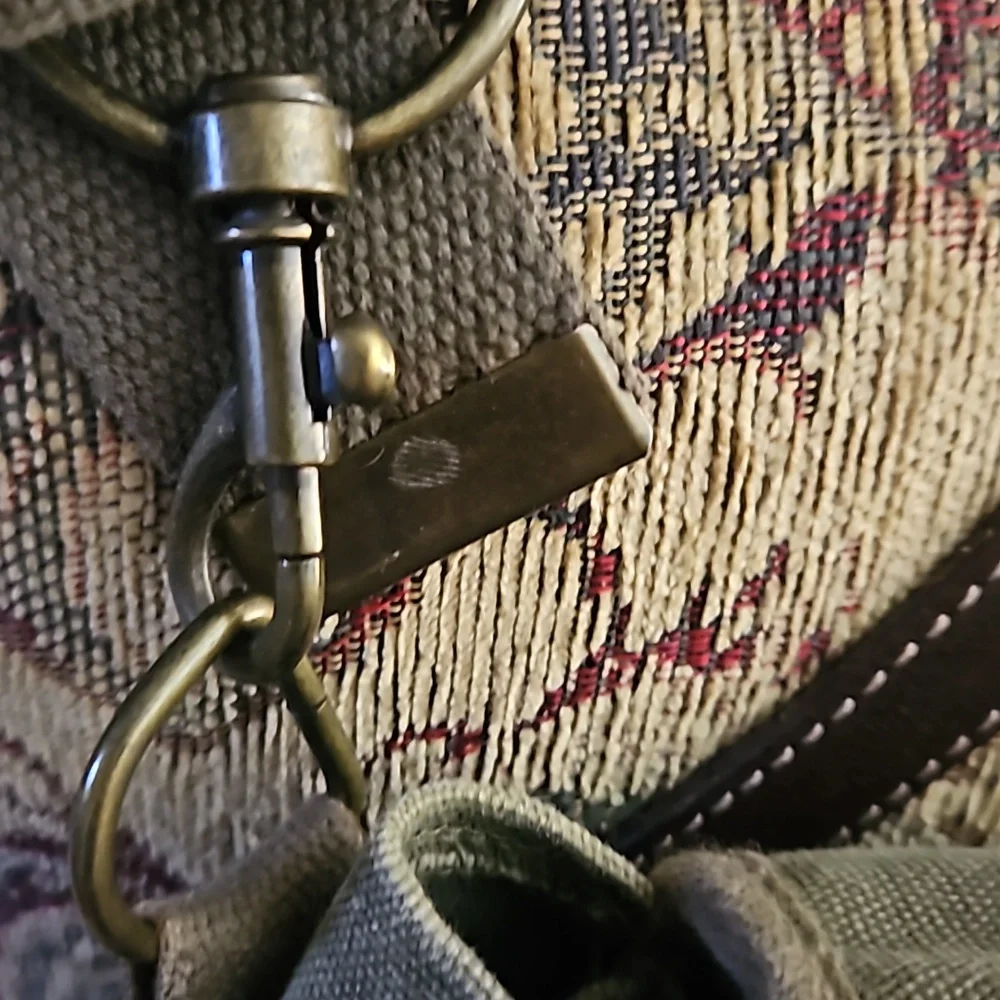 Element Vintage Messenger Bag, olive green, great condition - Picture 8 of 10